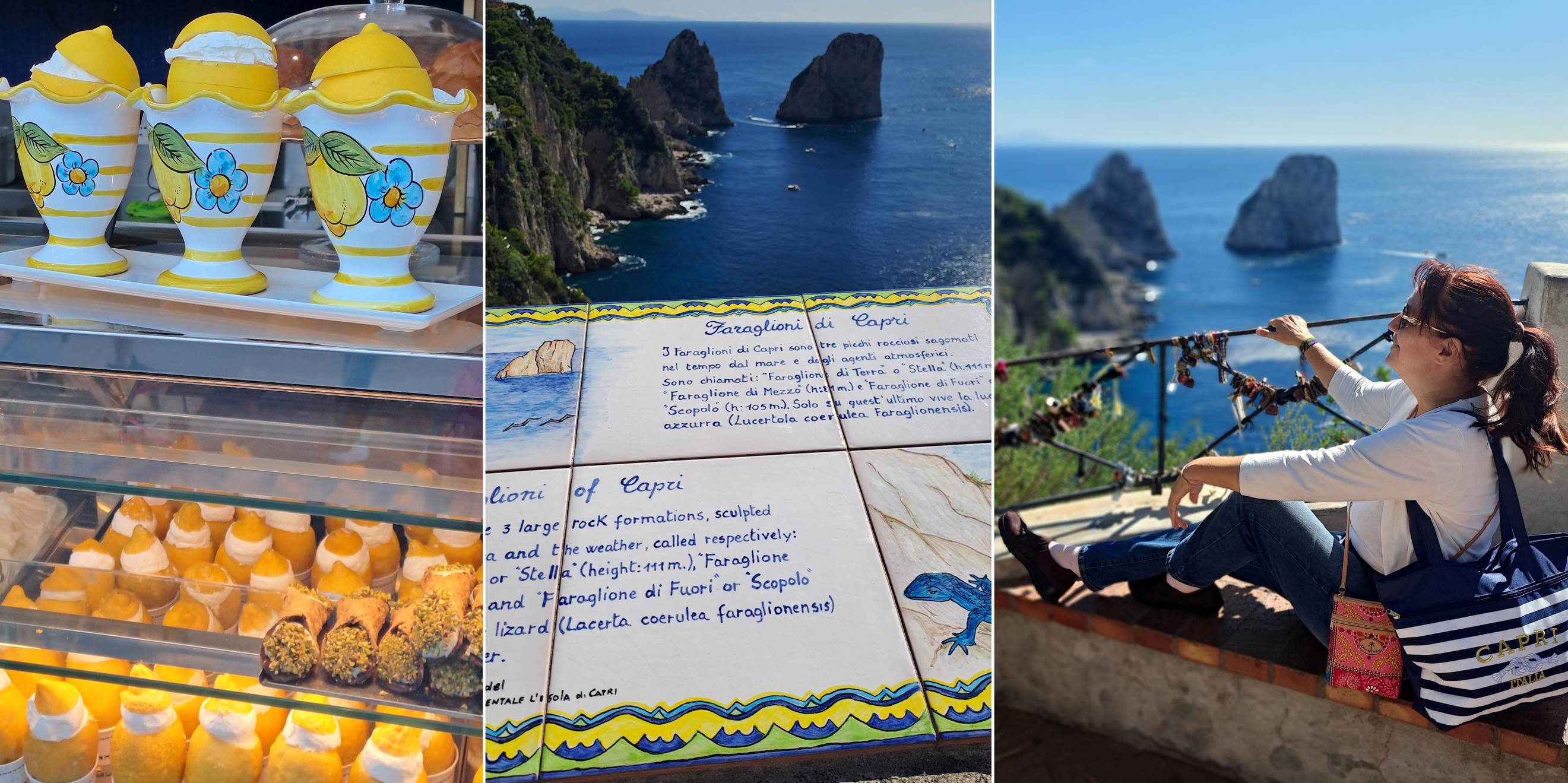 Capri, Faraglioni stene